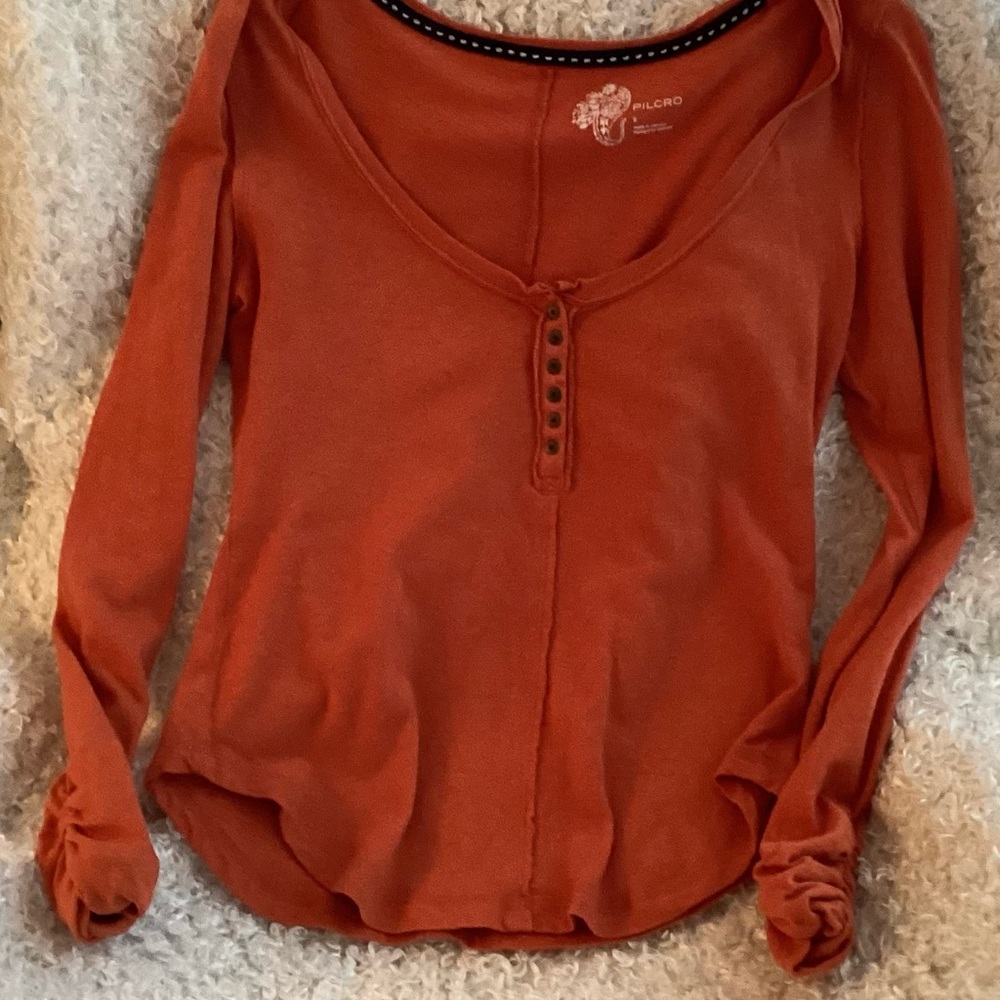 Anthropologie Pilcro Long-Sleeved Scoop Necked Knit Top - Picture 5 of 8